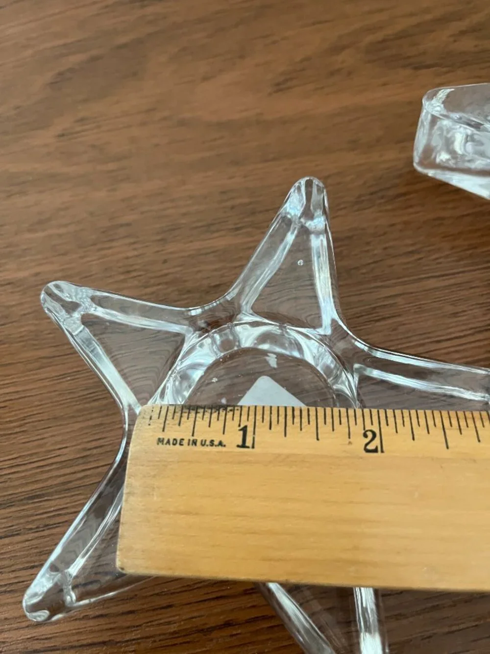 Crate & Barrel Star Shaped Candle Holders - Set of 2